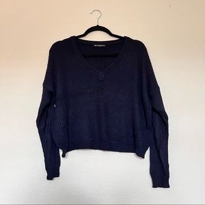 brandy melville navy blue knit sweater